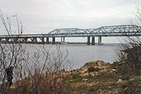 Волга. Борский мост (река Волга, правый берег)
