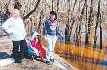 На городской речке